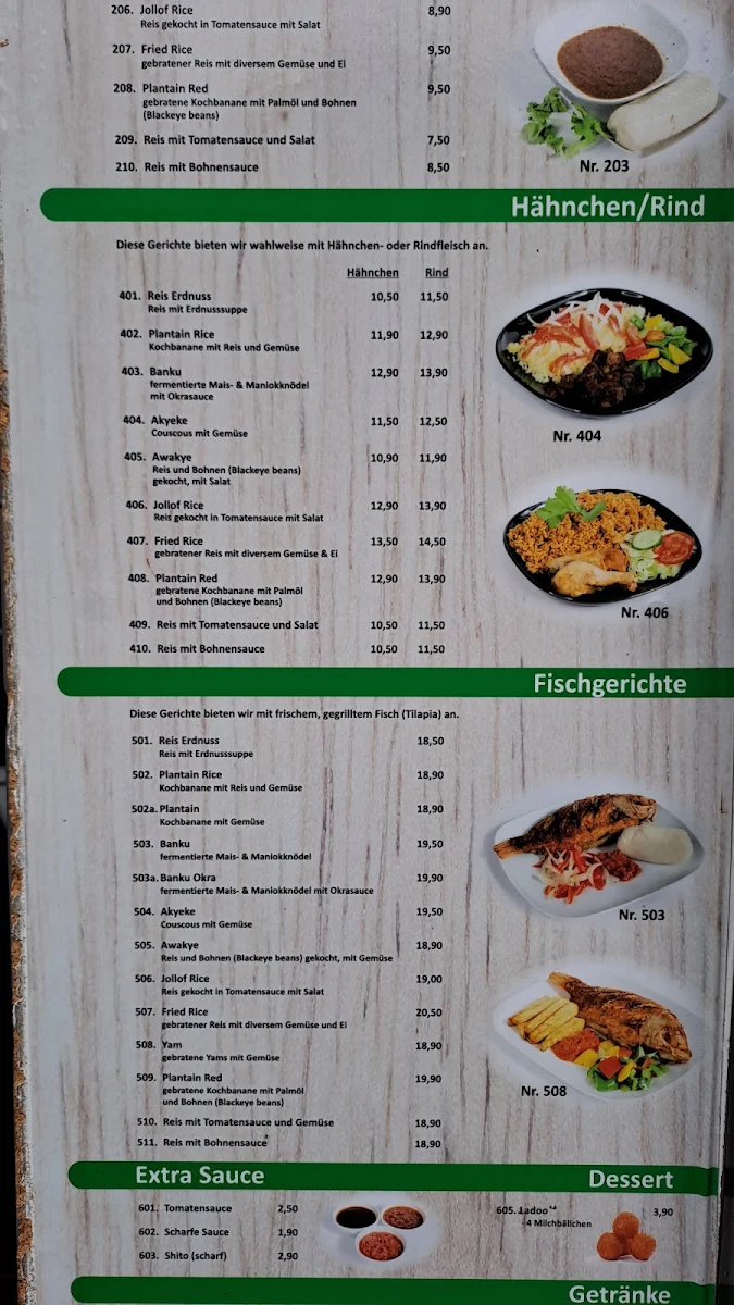 Speisekarte photo 1