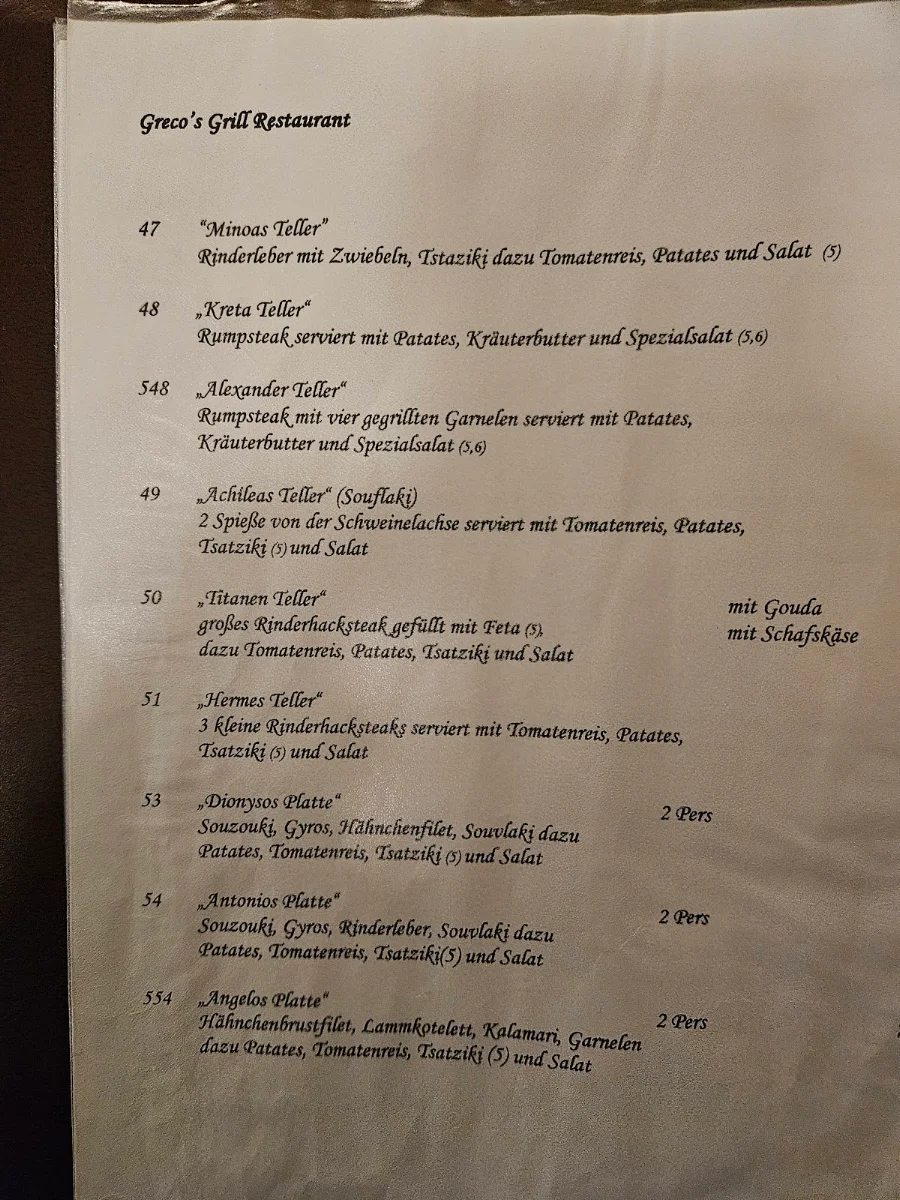 Speisekarte photo 1