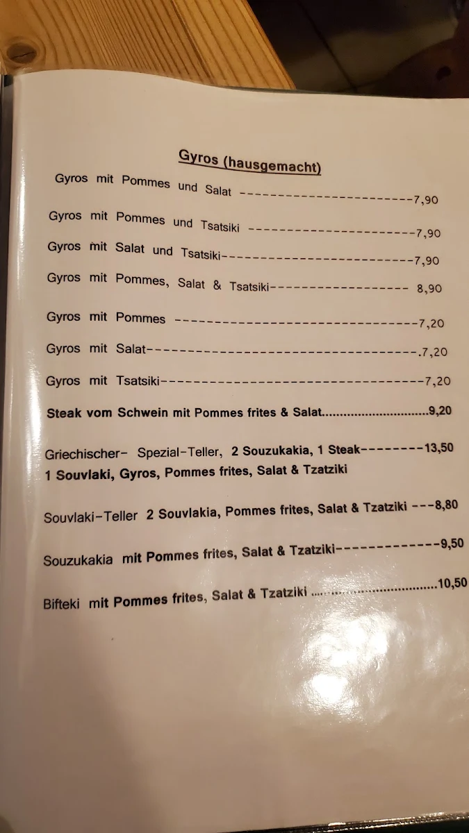 Speisekarte photo 5