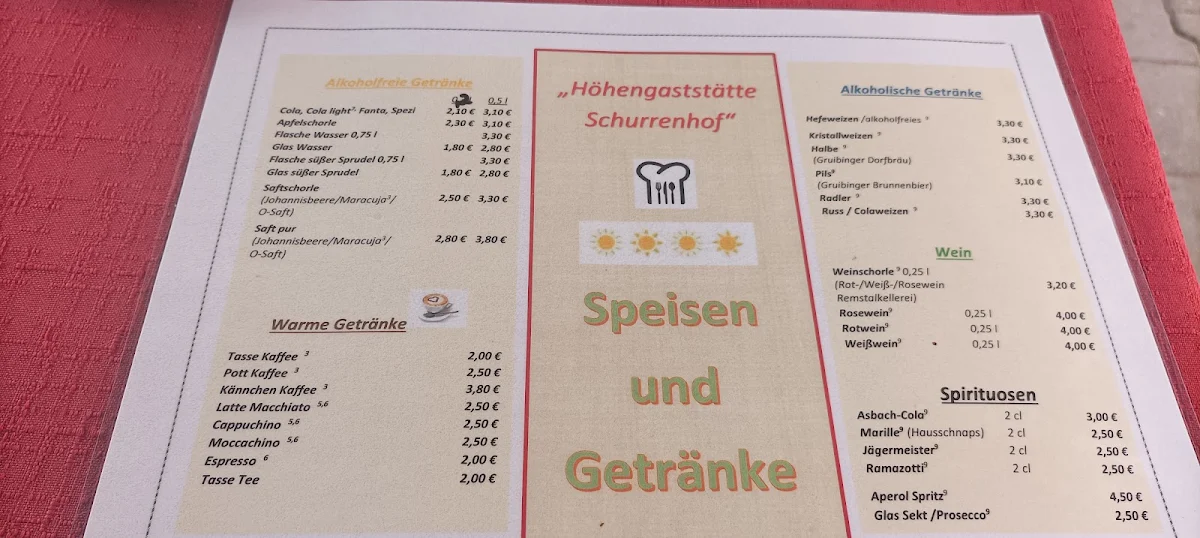 Speisekarte photo 2