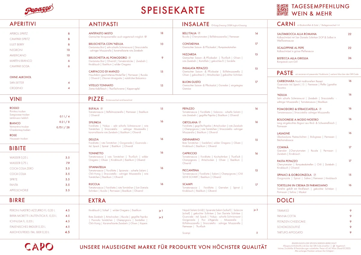 Speisekarte photo 1