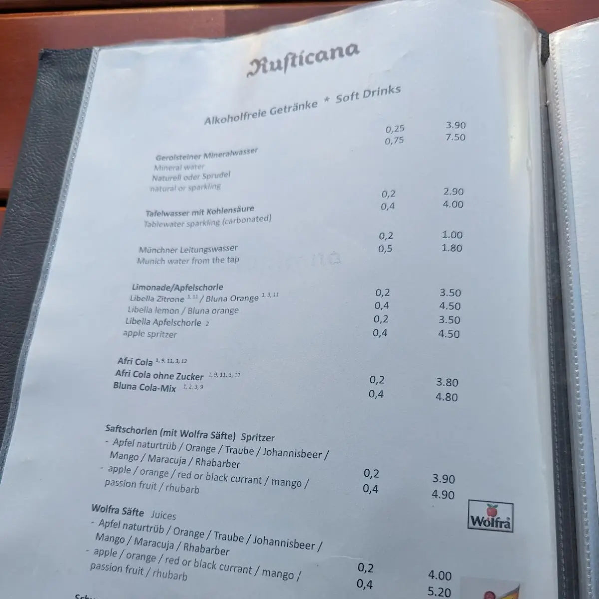 Speisekarte photo 10