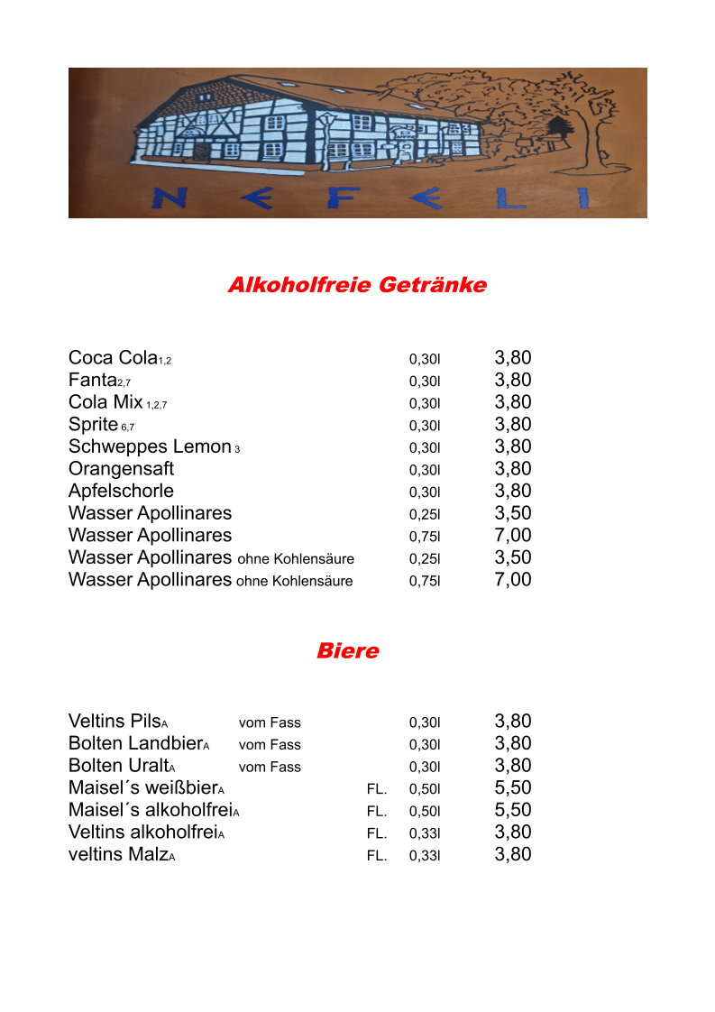 Speisekarte photo 3