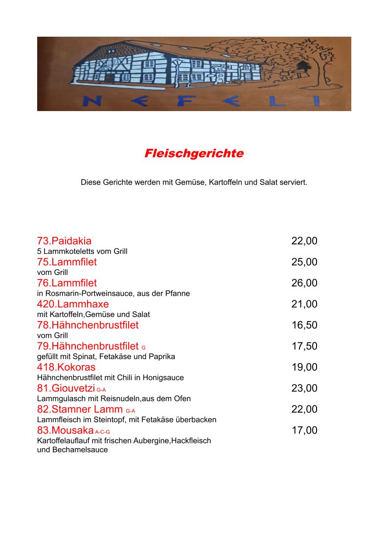 Speisekarte photo 7