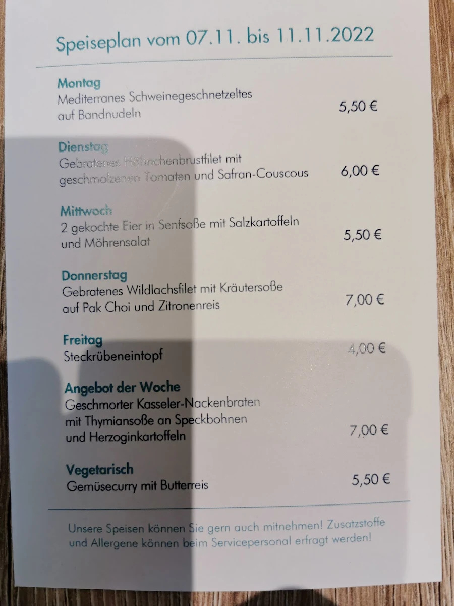 Speisekarte photo 1