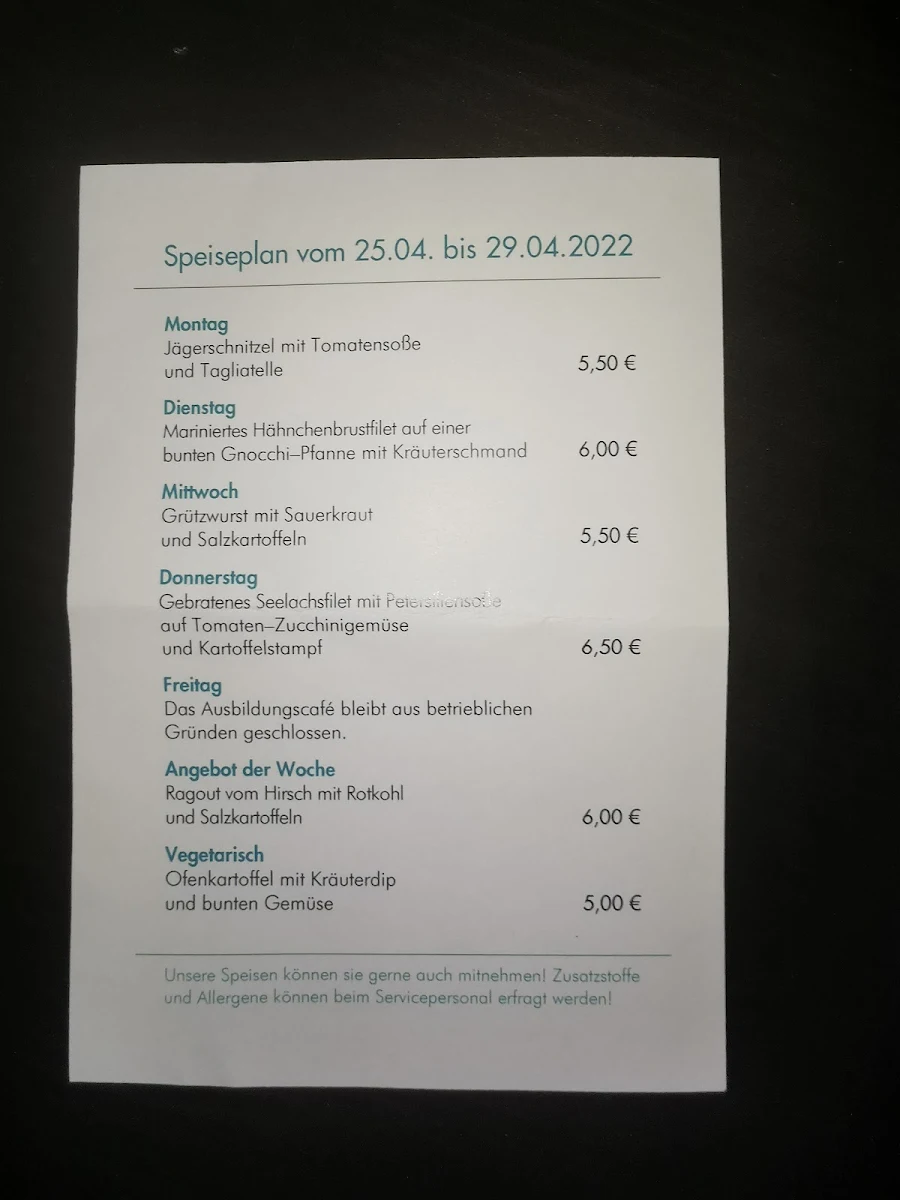 Speisekarte photo 2