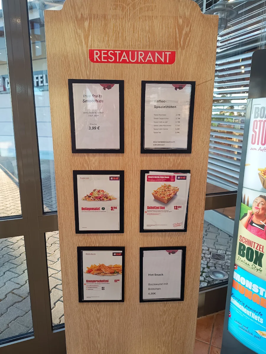 Speisekarte, AXXE Restaurant Osterfeld Ost