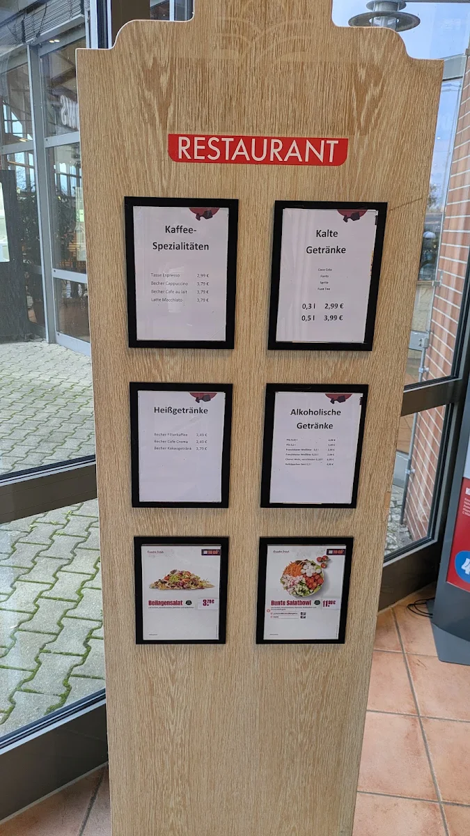 Speisekarte, AXXE Restaurant Osterfeld Ost
