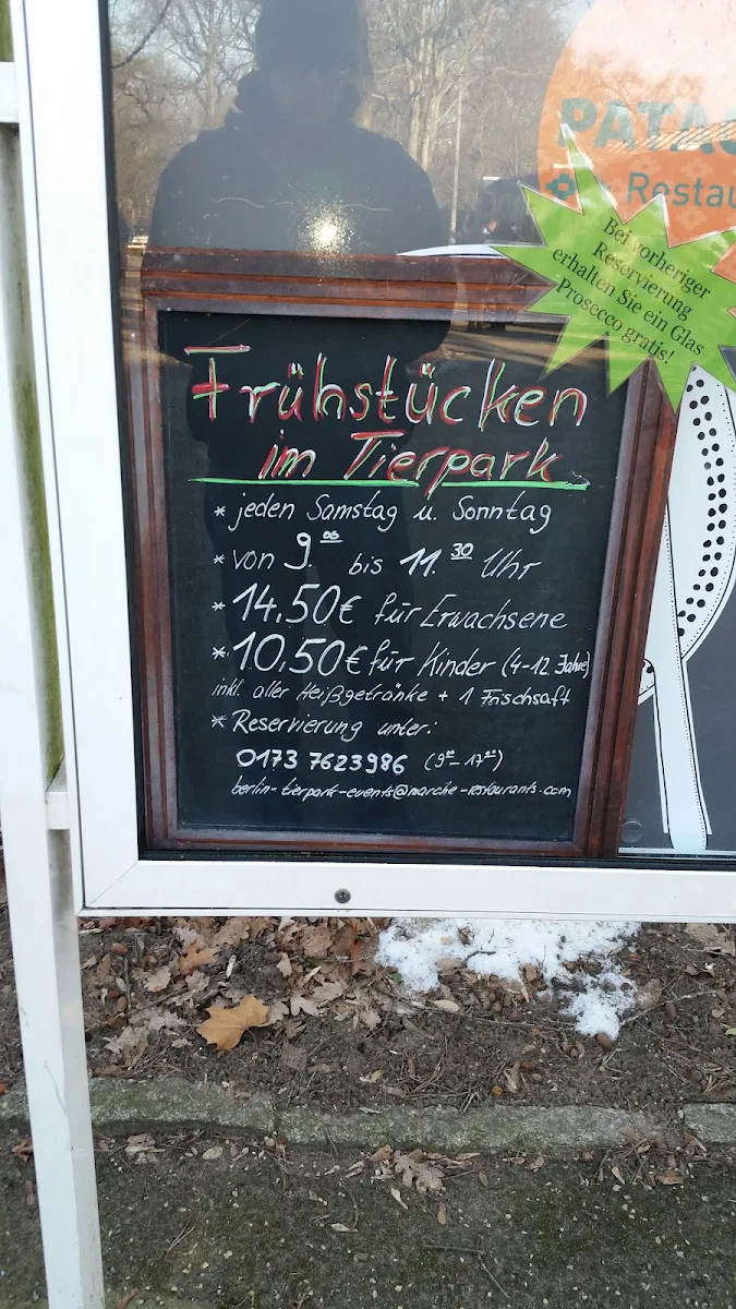 Speisekarte, Restaurant Patagona
