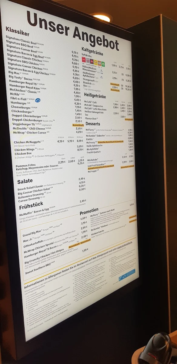 Speisekarte photo 1