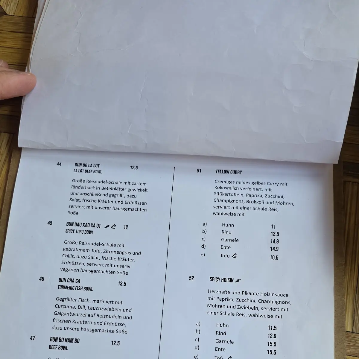 Speisekarte photo 1