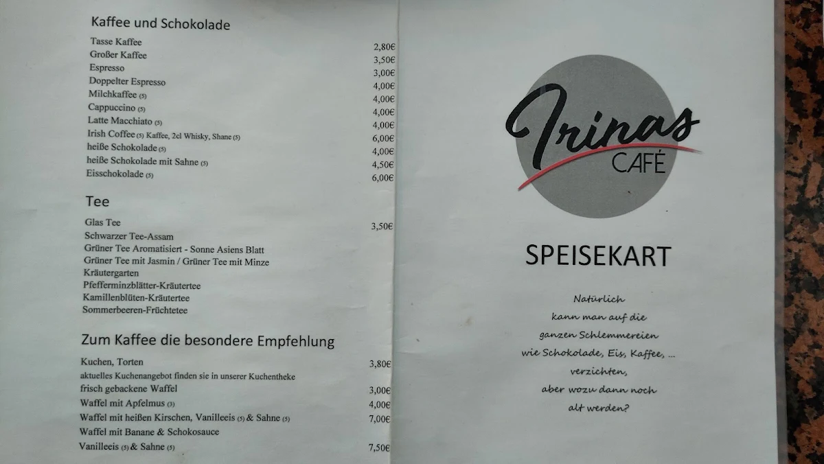 Speisekarte photo 2