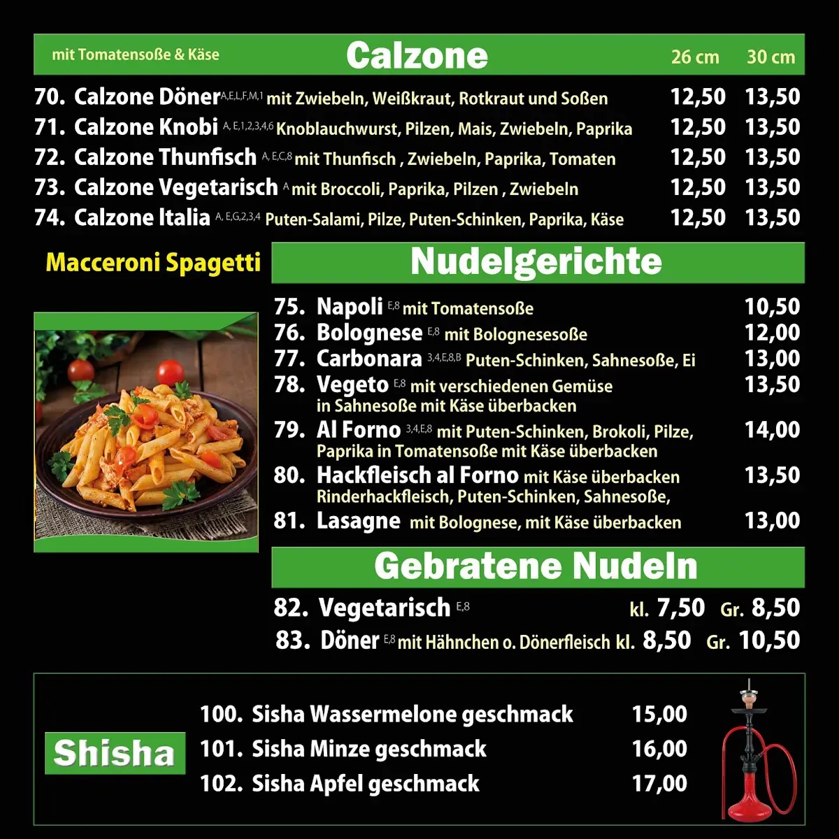 Speisekarte photo 1