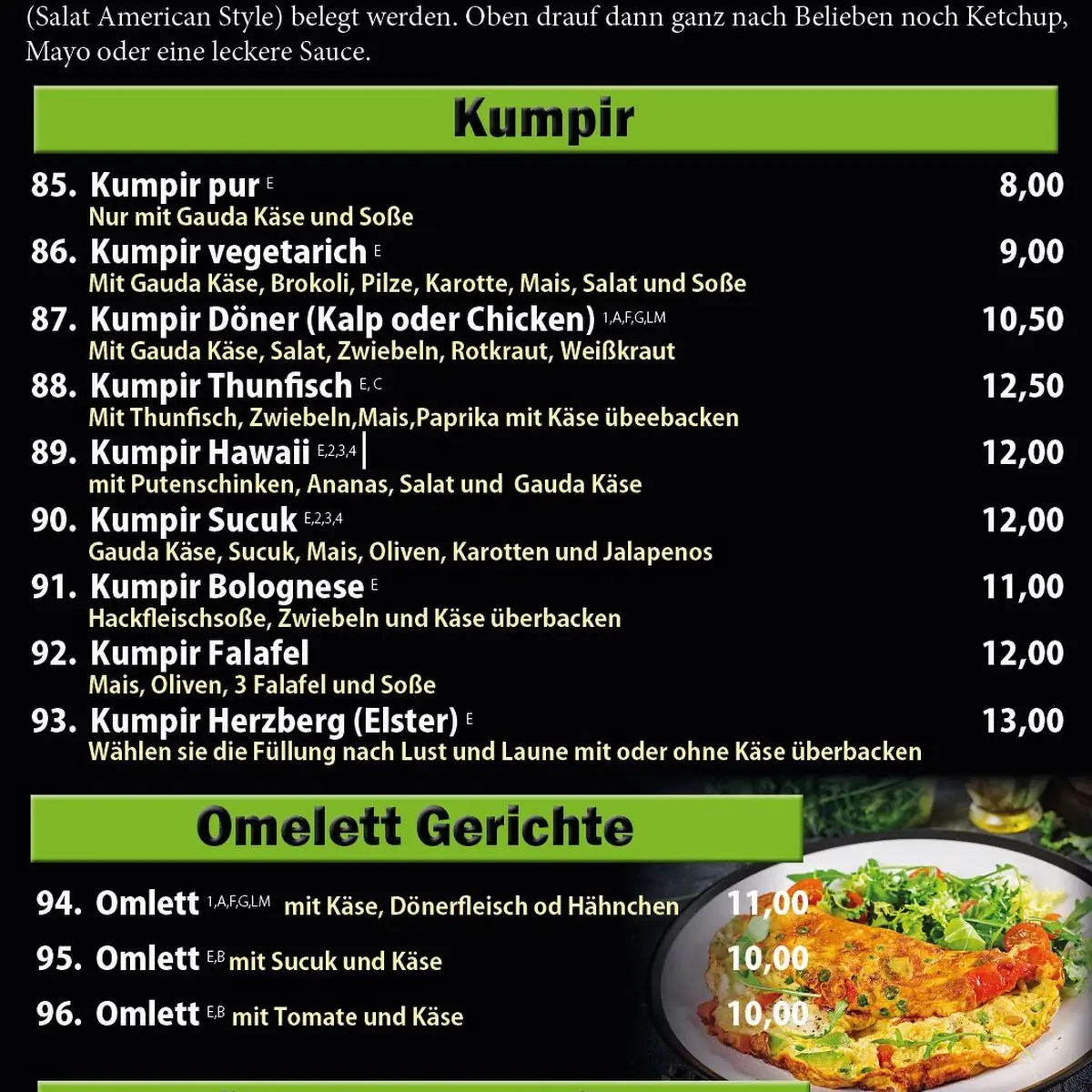 Speisekarte photo 3