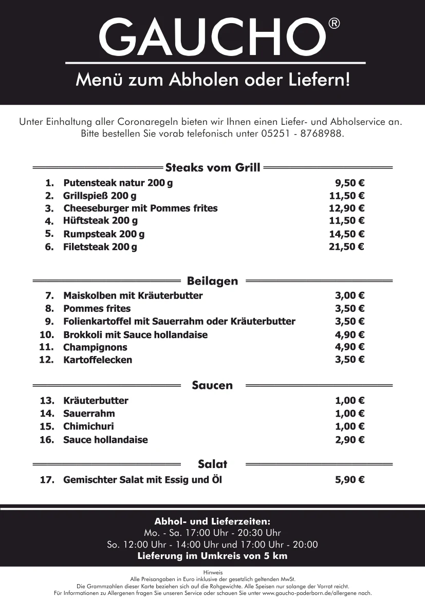 Speisekarte photo 3