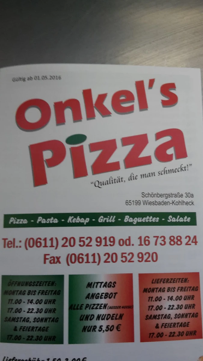 Speisekarte photo 1