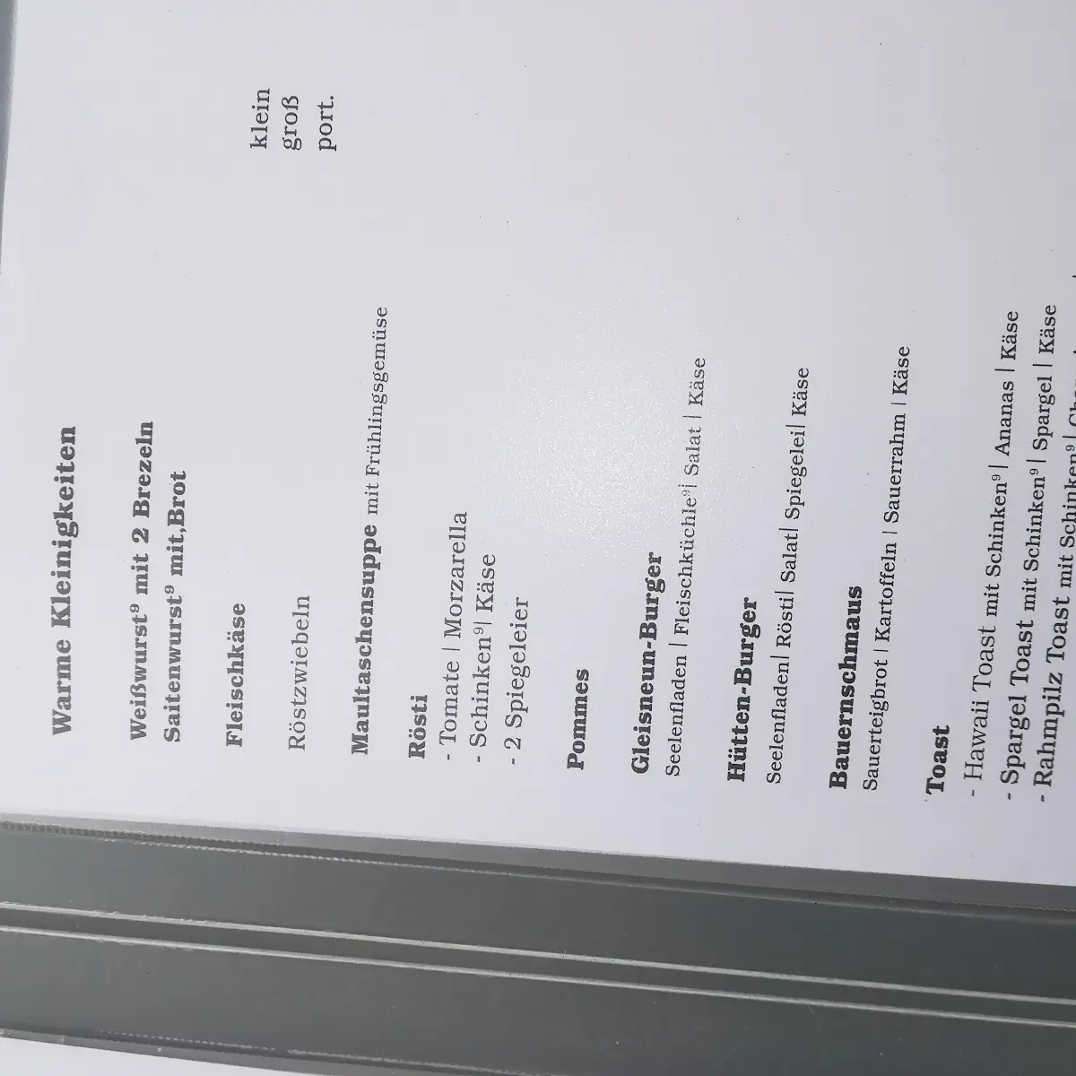 Speisekarte photo 6