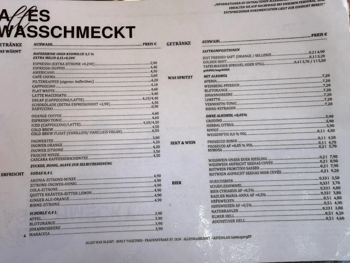 Speisekarte photo 2