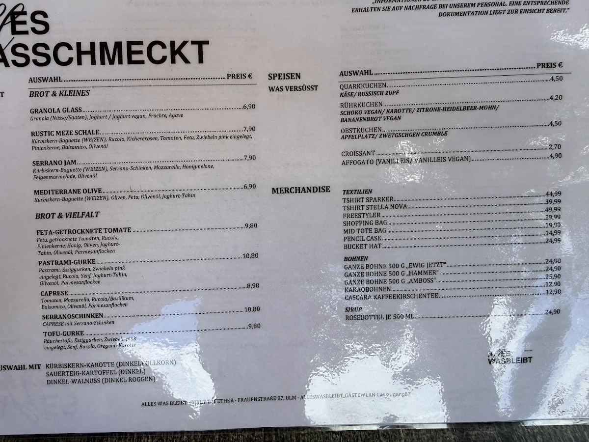 Speisekarte photo 3