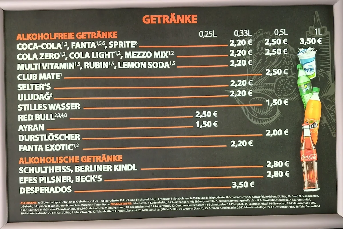 Speisekarte photo 2