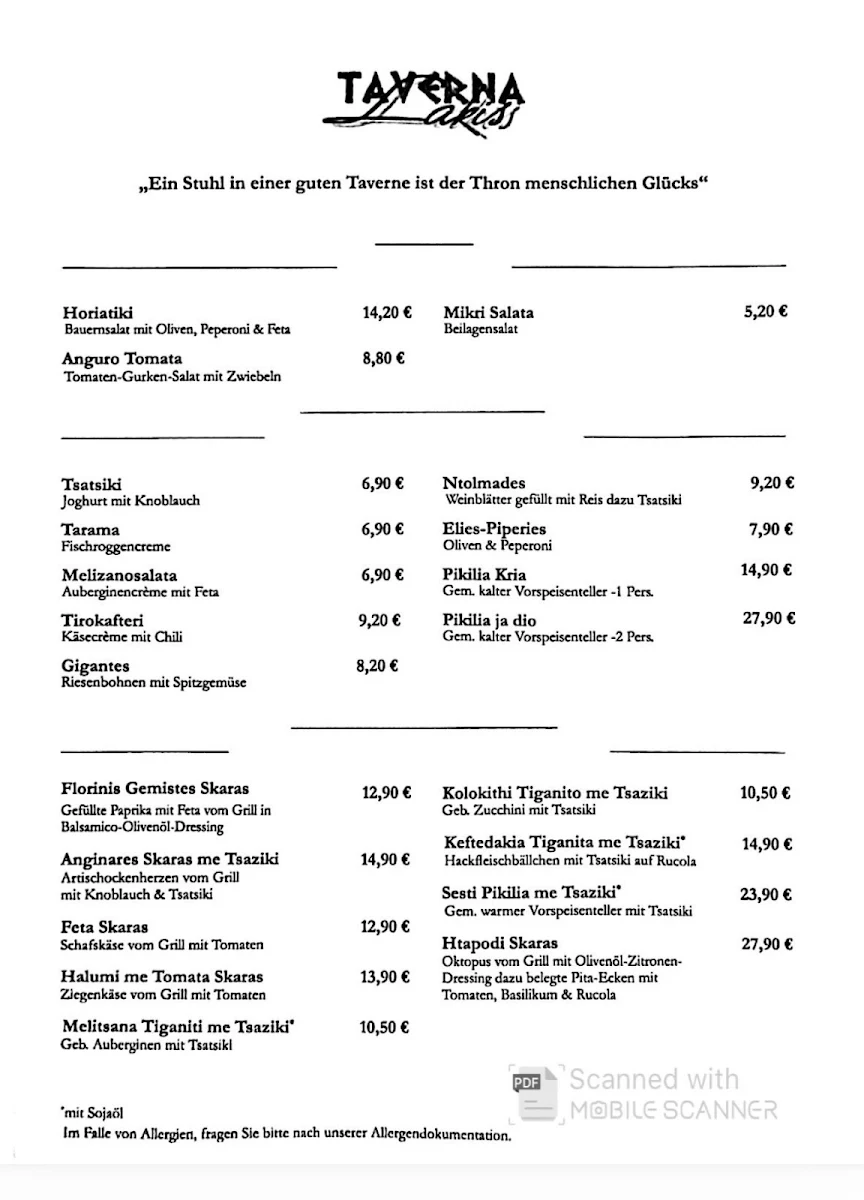Speisekarte photo 2