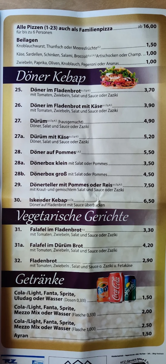 Speisekarte photo 5