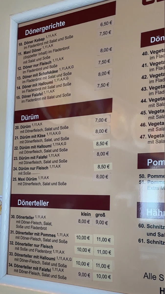 Speisekarte photo 1