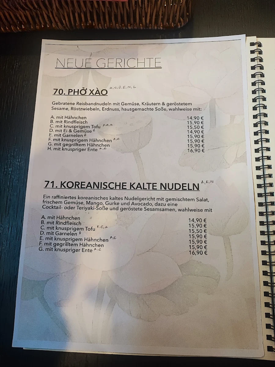 Speisekarte photo 5
