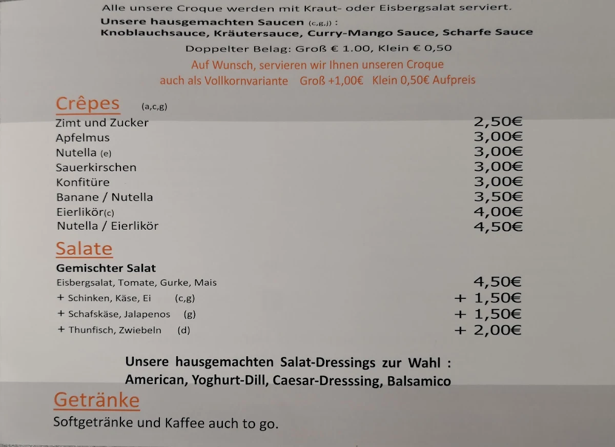Speisekarte photo 5