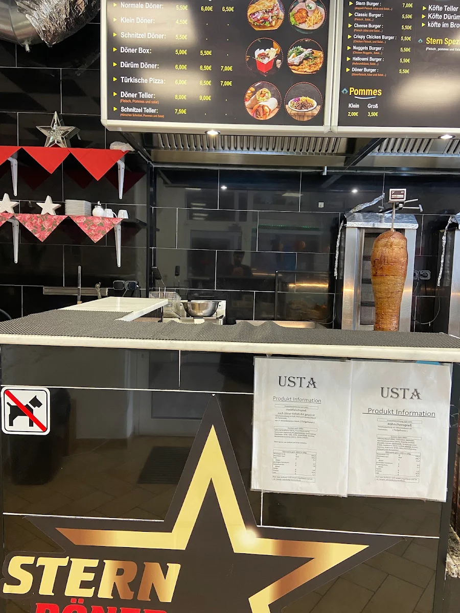 Speisekarte, STAR DÖNER & PİZZA