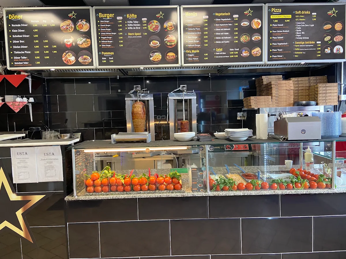 Speisekarte, STAR DÖNER & PİZZA