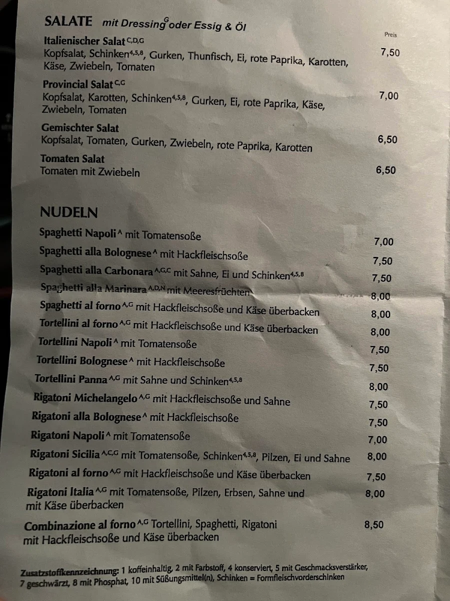 Speisekarte photo 2