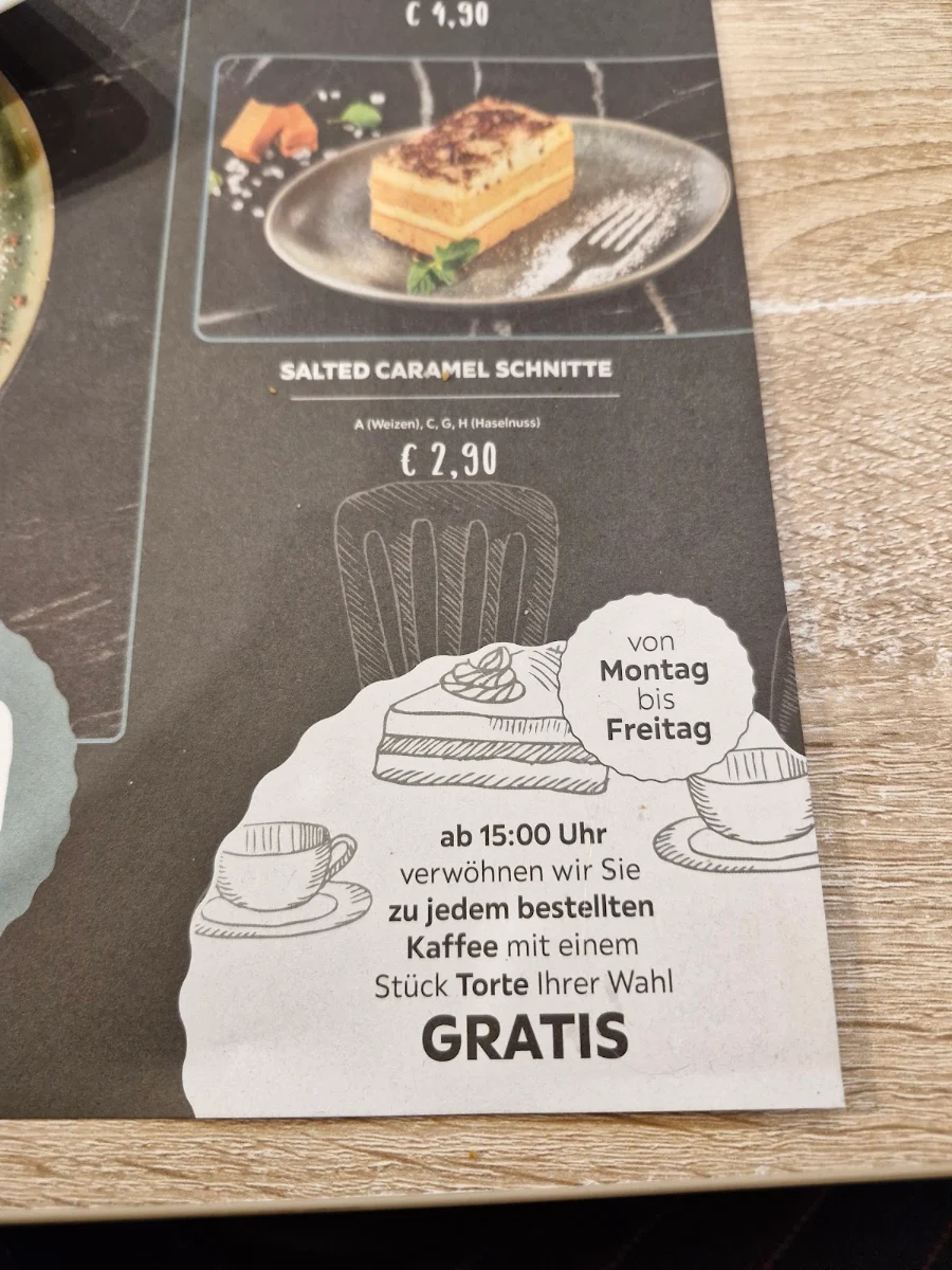 Speisekarte, XXXL Restaurant Bopfingen