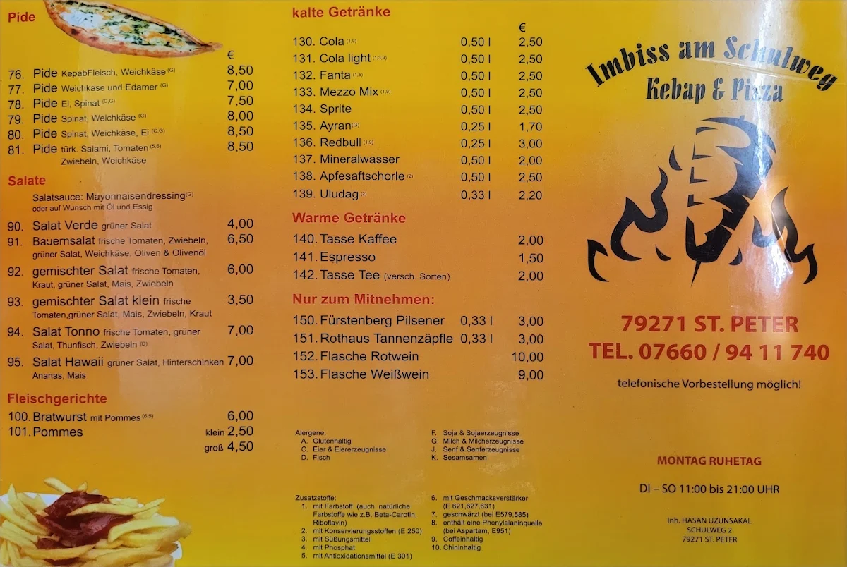 Speisekarte photo 2