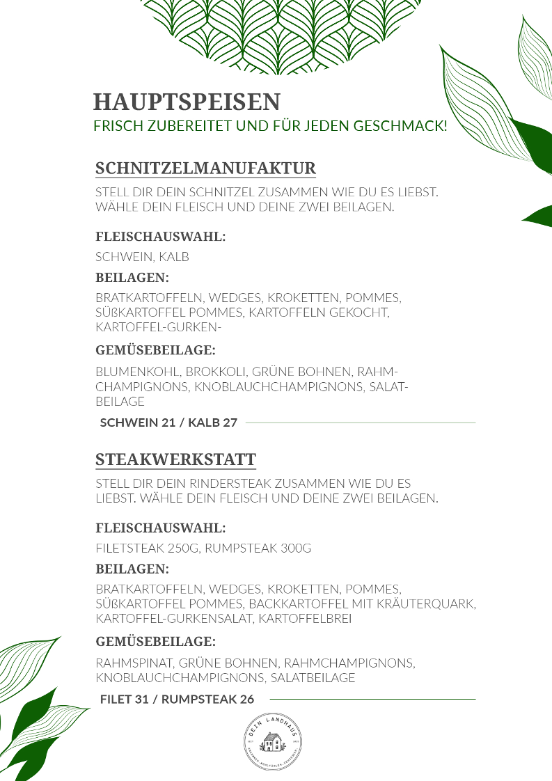 Speisekarte photo 1