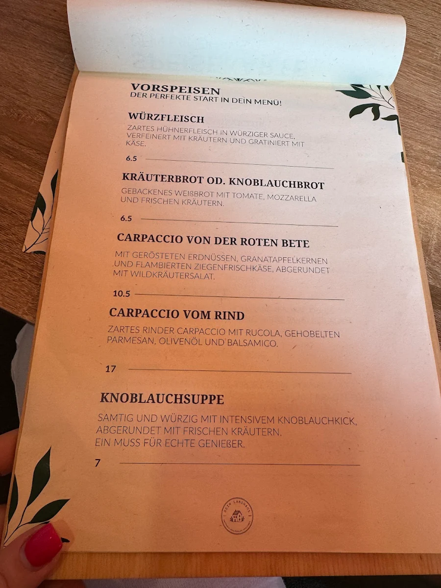 Speisekarte photo 8