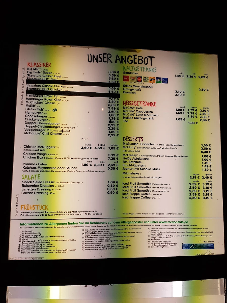 Speisekarte photo 6