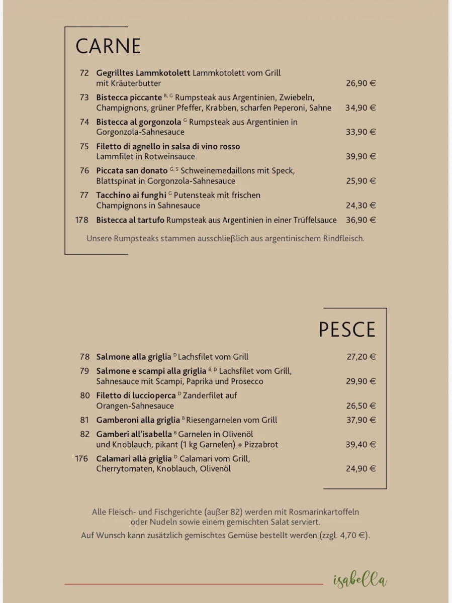 Speisekarte photo 2