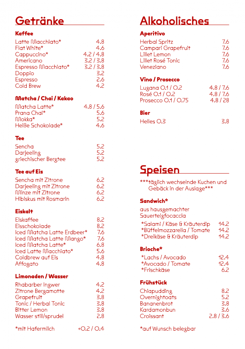 Speisekarte photo 1
