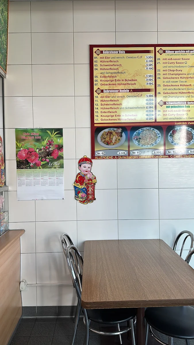 Speisekarte, Asia Imbiss