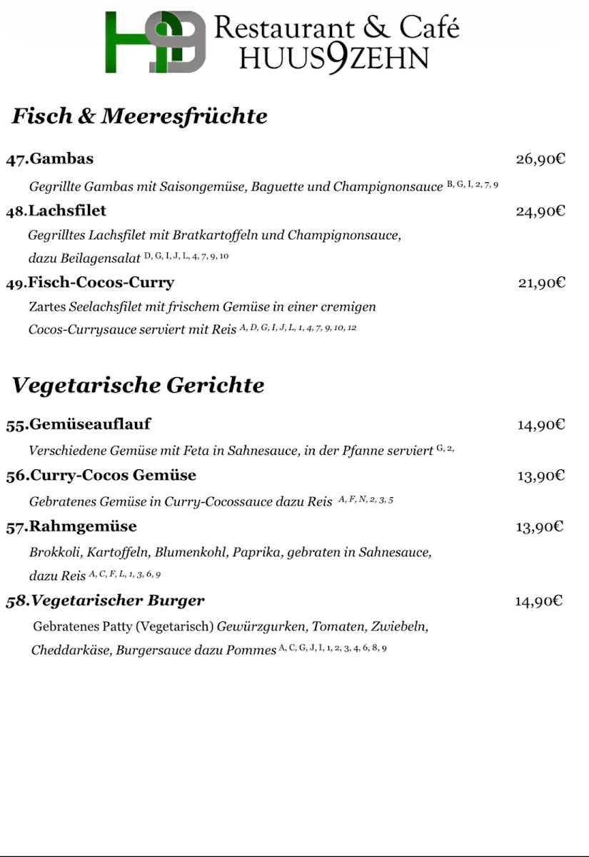 Speisekarte photo 1