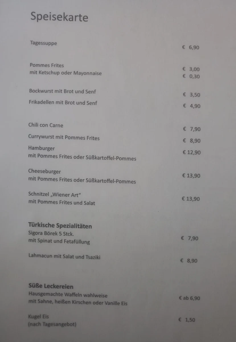 Speisekarte photo 3