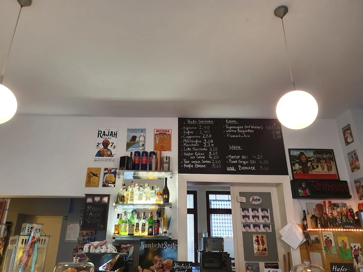Speisekarte, Café Bohne