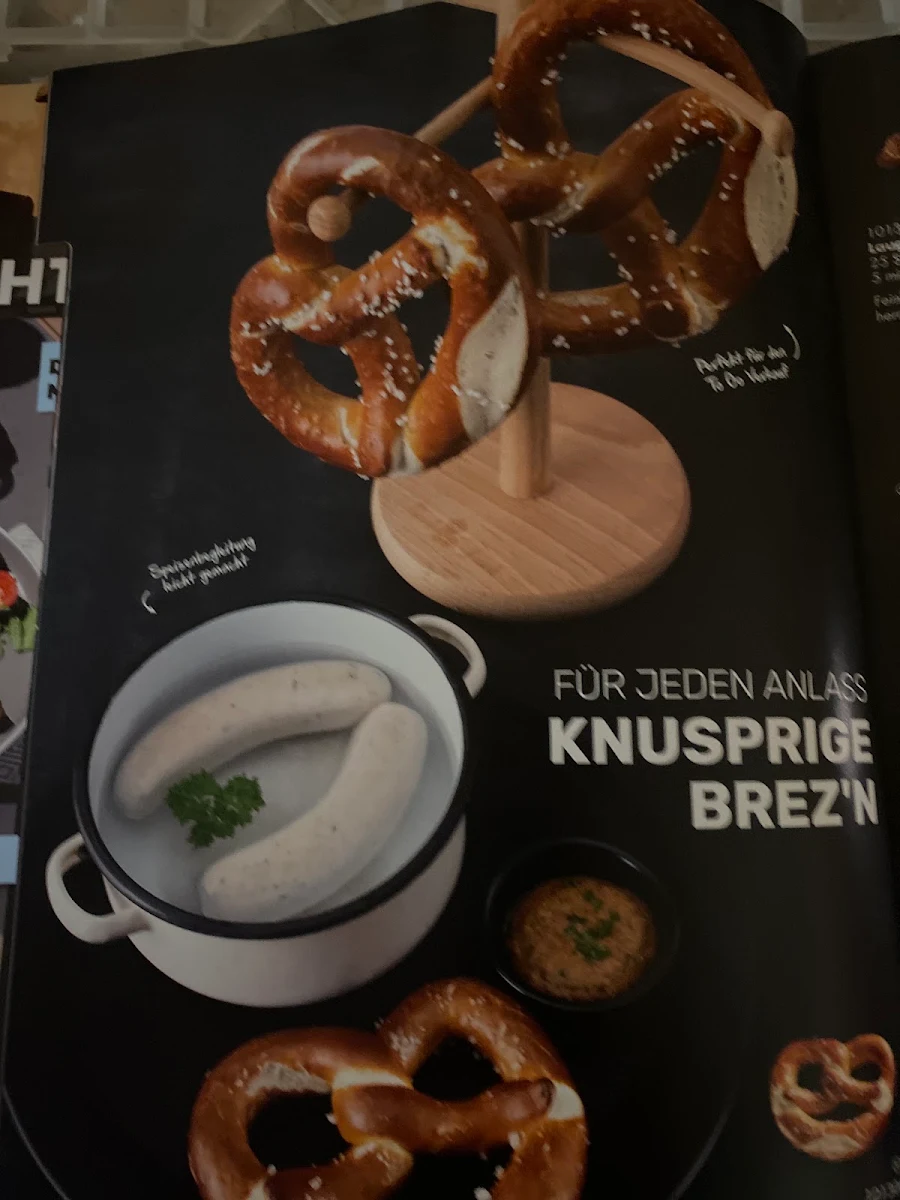 Speisekarte, Café Bohne