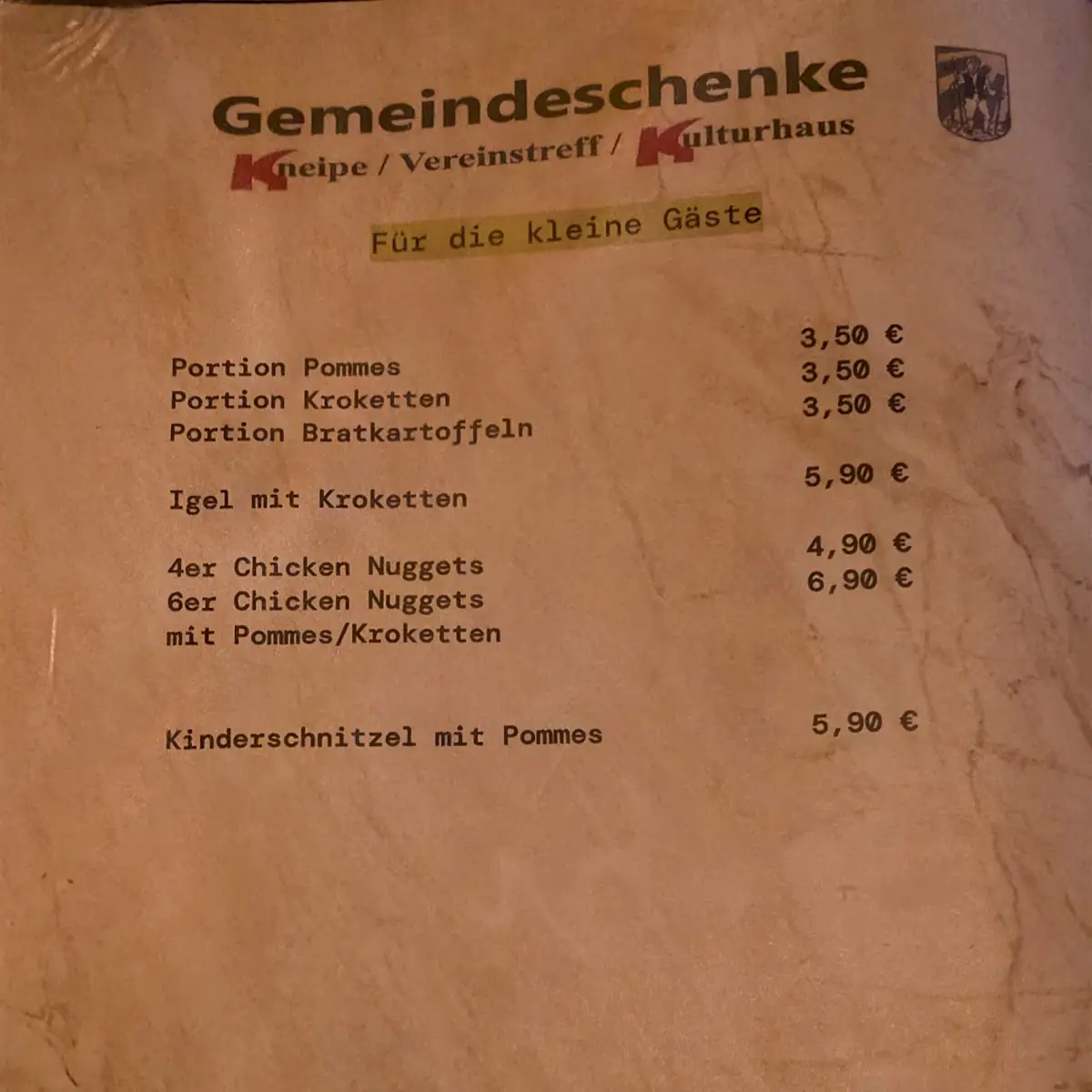 Speisekarte photo 3