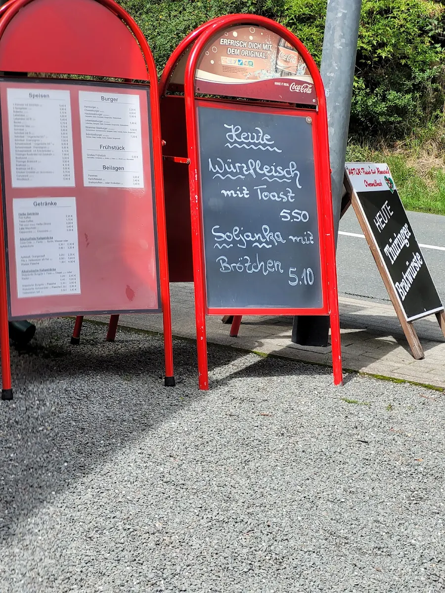 Speisekarte, Imbiss-Stube "An der Pechhütte"