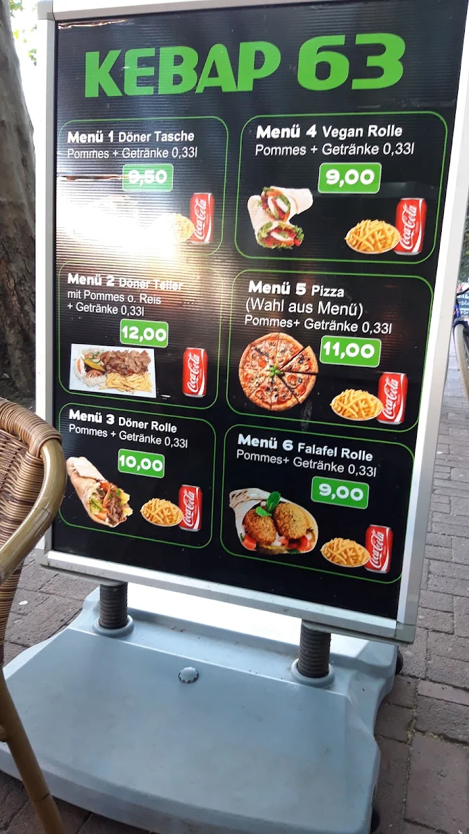 Speisekarte, Kebap 63