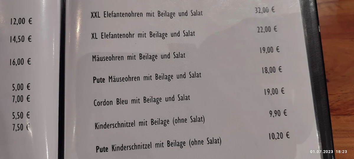 Speisekarte photo 6