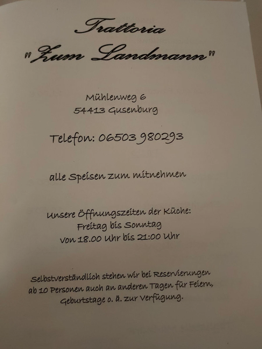 Speisekarte photo 2