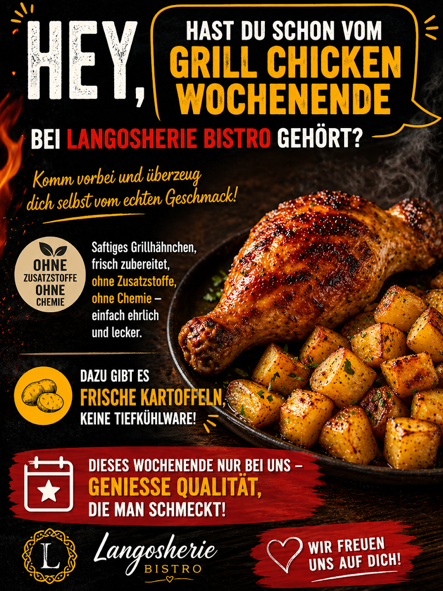 Speisekarte, Bistro Langosherie